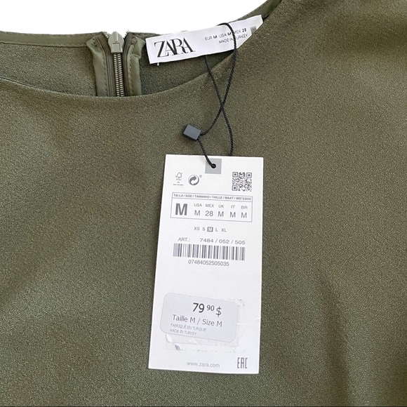 Zara Round Neck Midi Dress - Picture 3 of 5